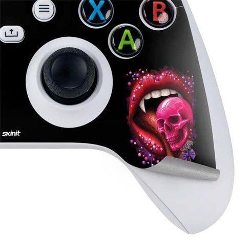 Vampire Skull Lollypop by Sarah Richter Xbox Series S Controller Skin